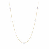 Freshwater Pearl Necklace in 9ct Yellow Gold