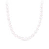 8mm Freshwater Oval Pearl Strand Necklace with 9ct Gold Clasp