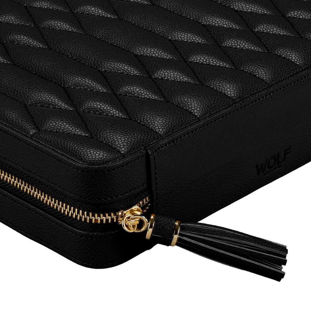 WOLF Lauren Large Zip Case Black 347502
