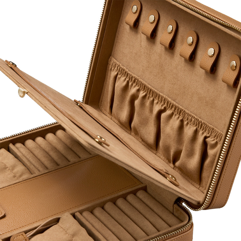 WOLF Lauren Large Zip Case Caramel 347507