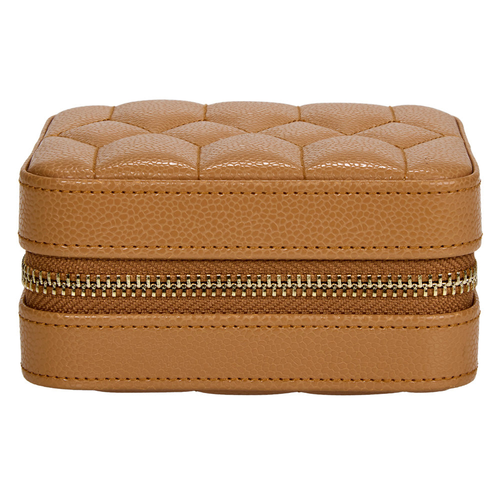 WOLF Lauren Zip Travel Case Caramel 347807