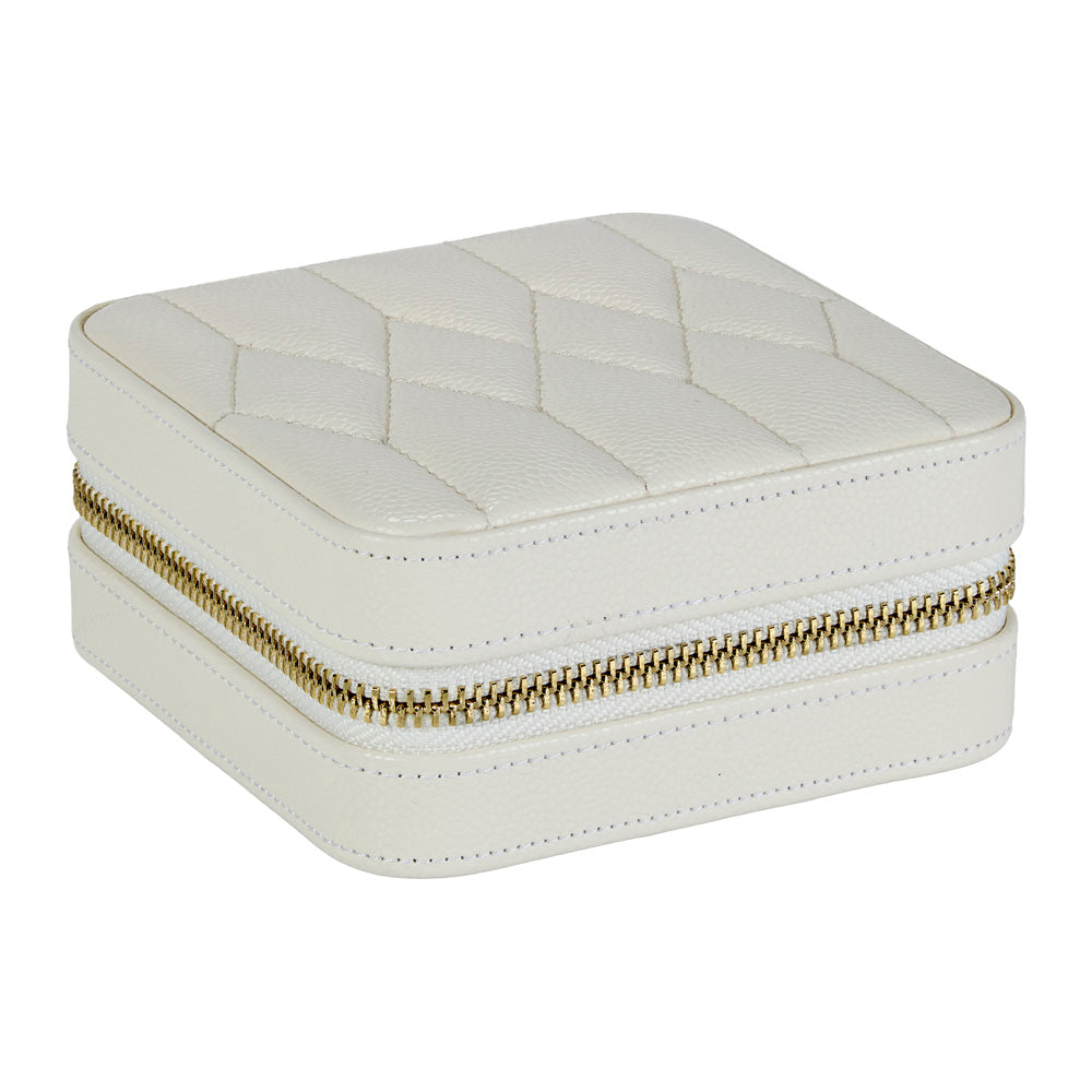 WOLF Lauren Zip Travel Case Ivory 347852