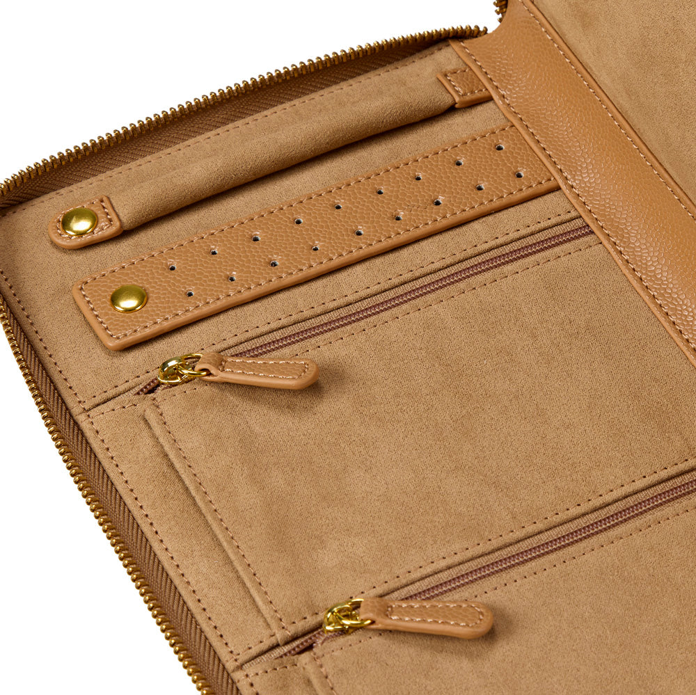 WOLF Lauren Large Portfolio Caramel 349207
