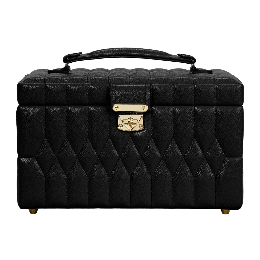 WOLF Lauren Medium Jewellery Box Black 349702