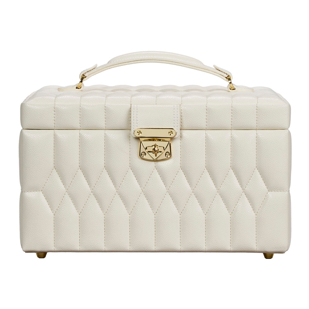 WOLF Lauren Medium Jewellery Box Ivory 349752