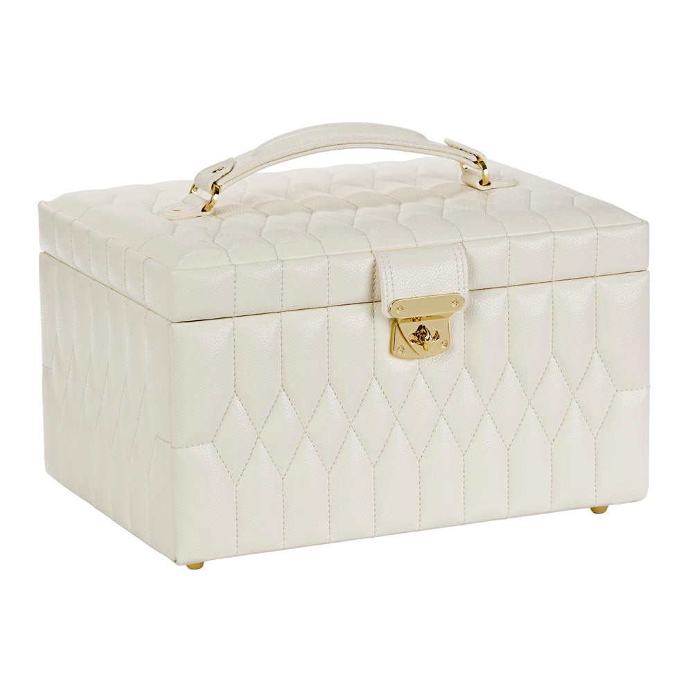 WOLF Lauren Medium Jewellery Box Ivory 349752