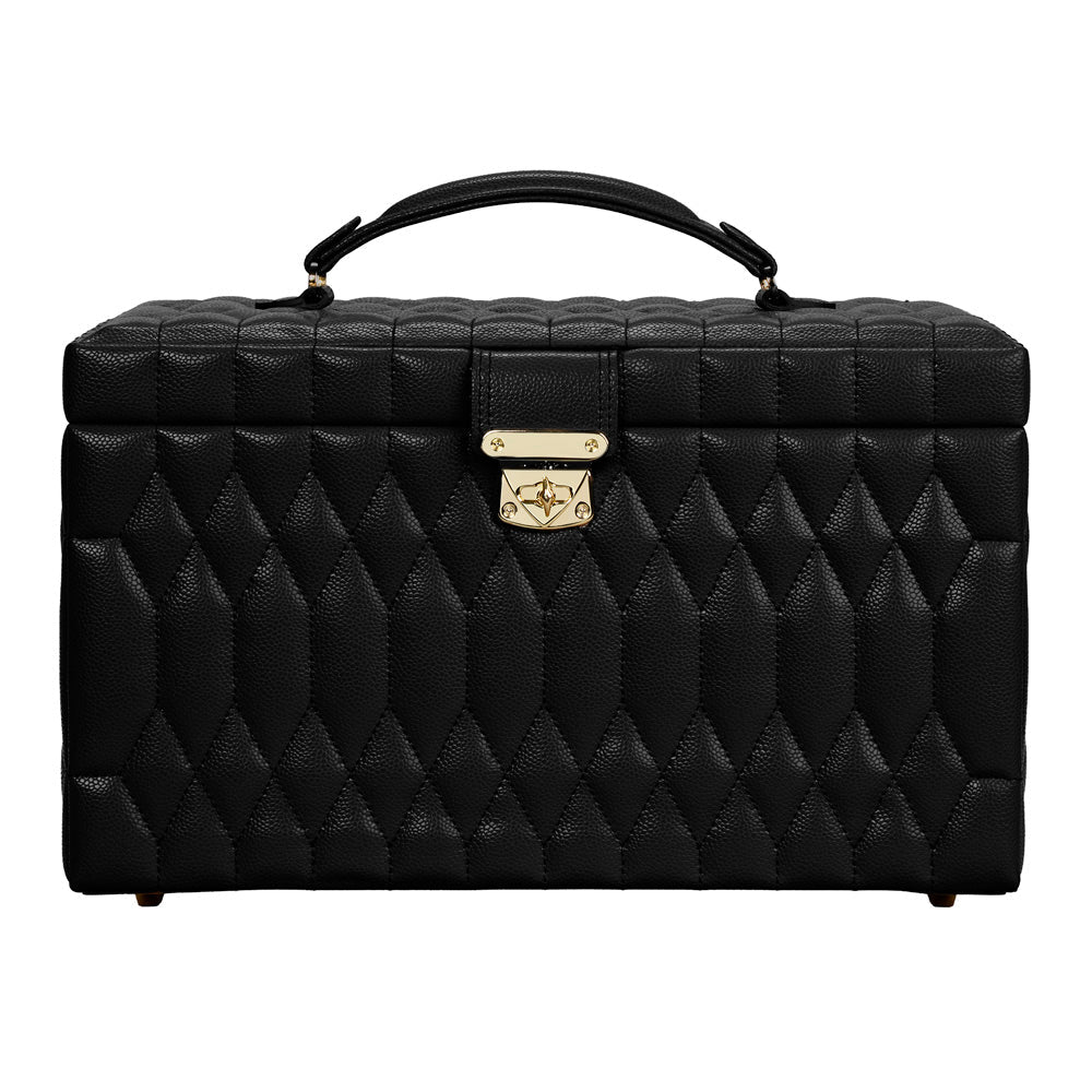 WOLF Lauren Large Jewellery Box Black 349802