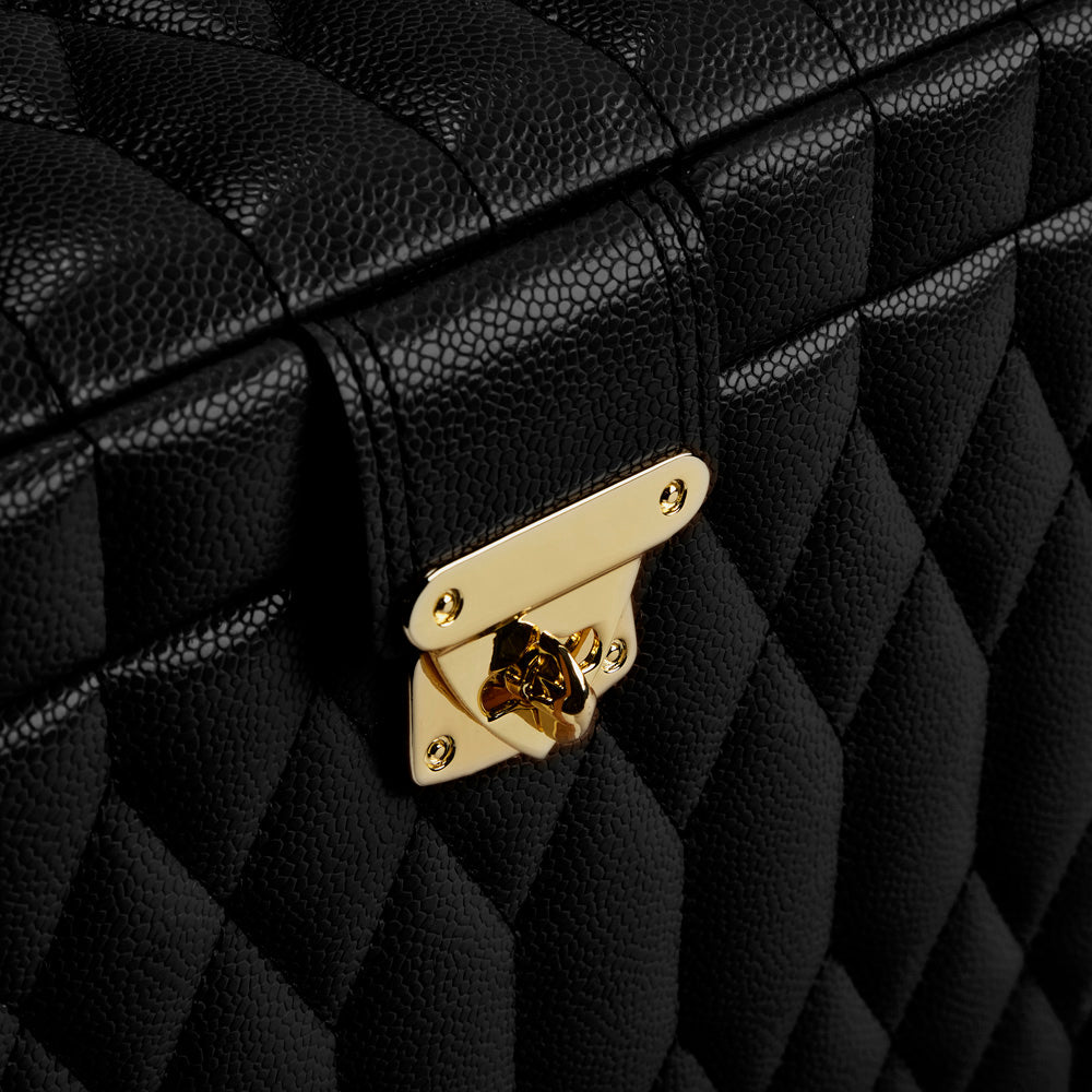 WOLF Lauren Large Jewellery Box Black 349802