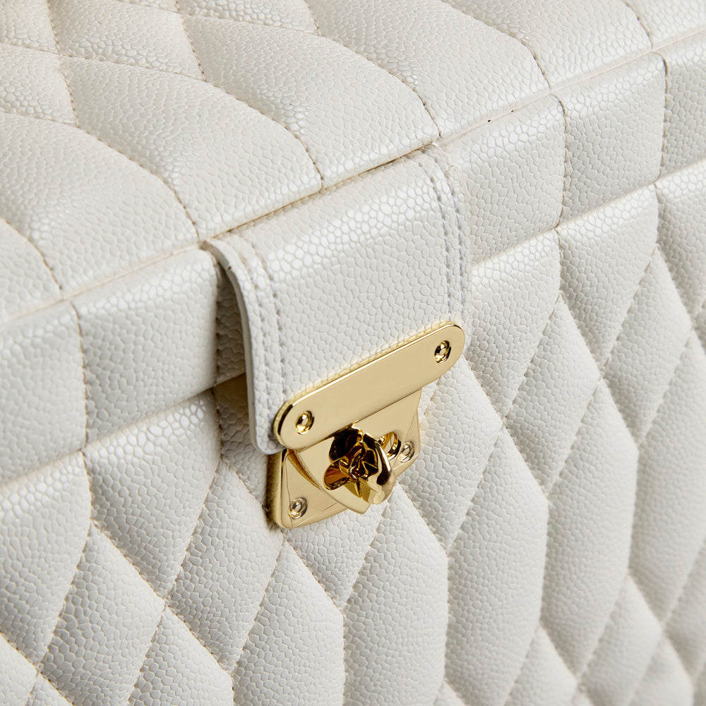 WOLF Lauren Large Jewellery Box Ivory 349852
