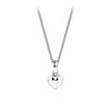 Small Heart Pendant in 9ct White Gold
