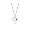 Medium Heart Pendant in 9ct White Gold