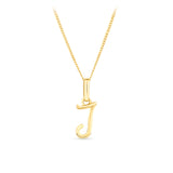 Initial Pendant in 9ct Yellow Gold
