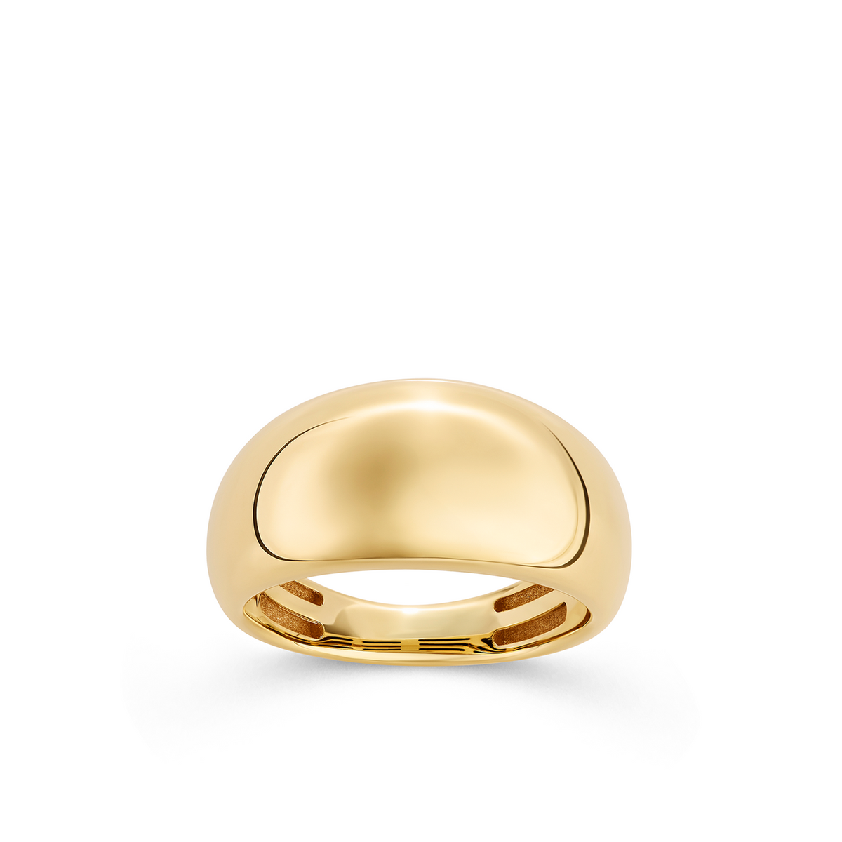 Dome Dress Ring in 9ct Yellow Gold