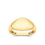 Bold Hollow Dome Signet Ring in 9ct Yellow Gold
