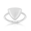 Triangle Dress Ring in Sterling Silver