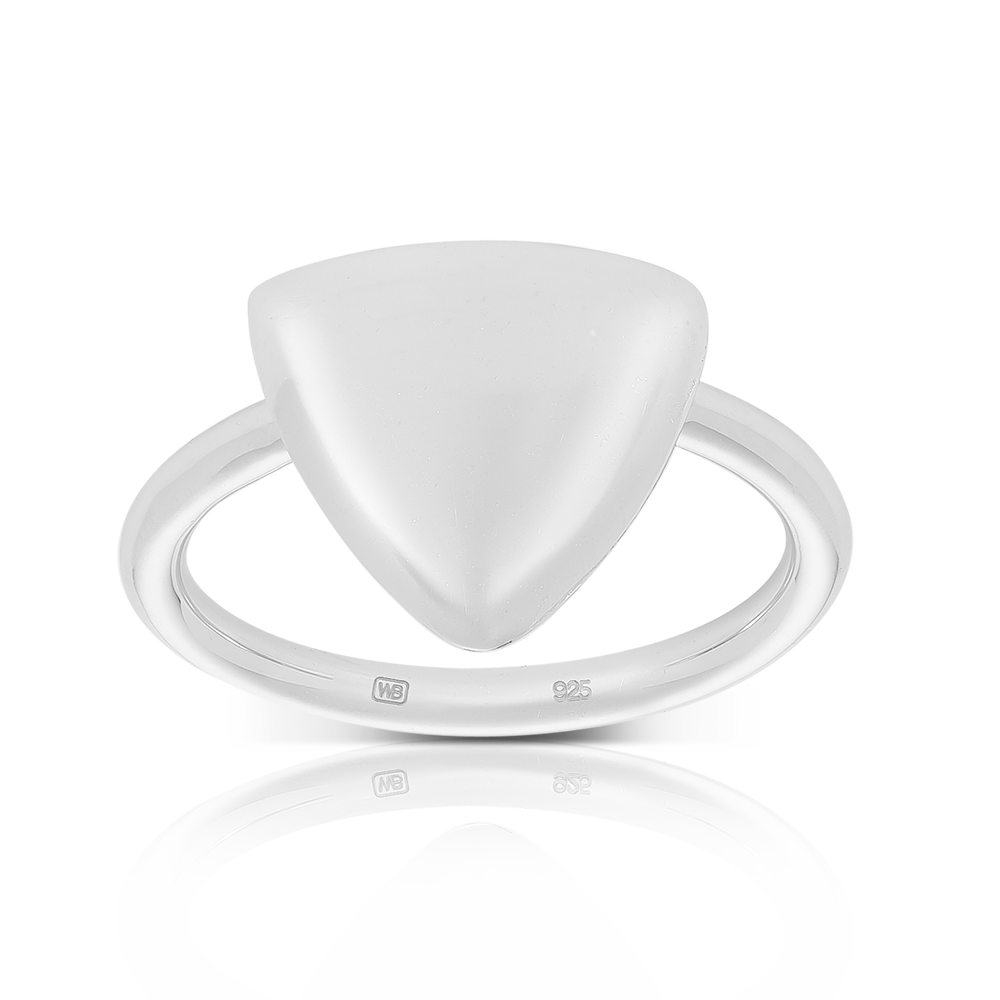 Triangle Dress Ring in Sterling Silver