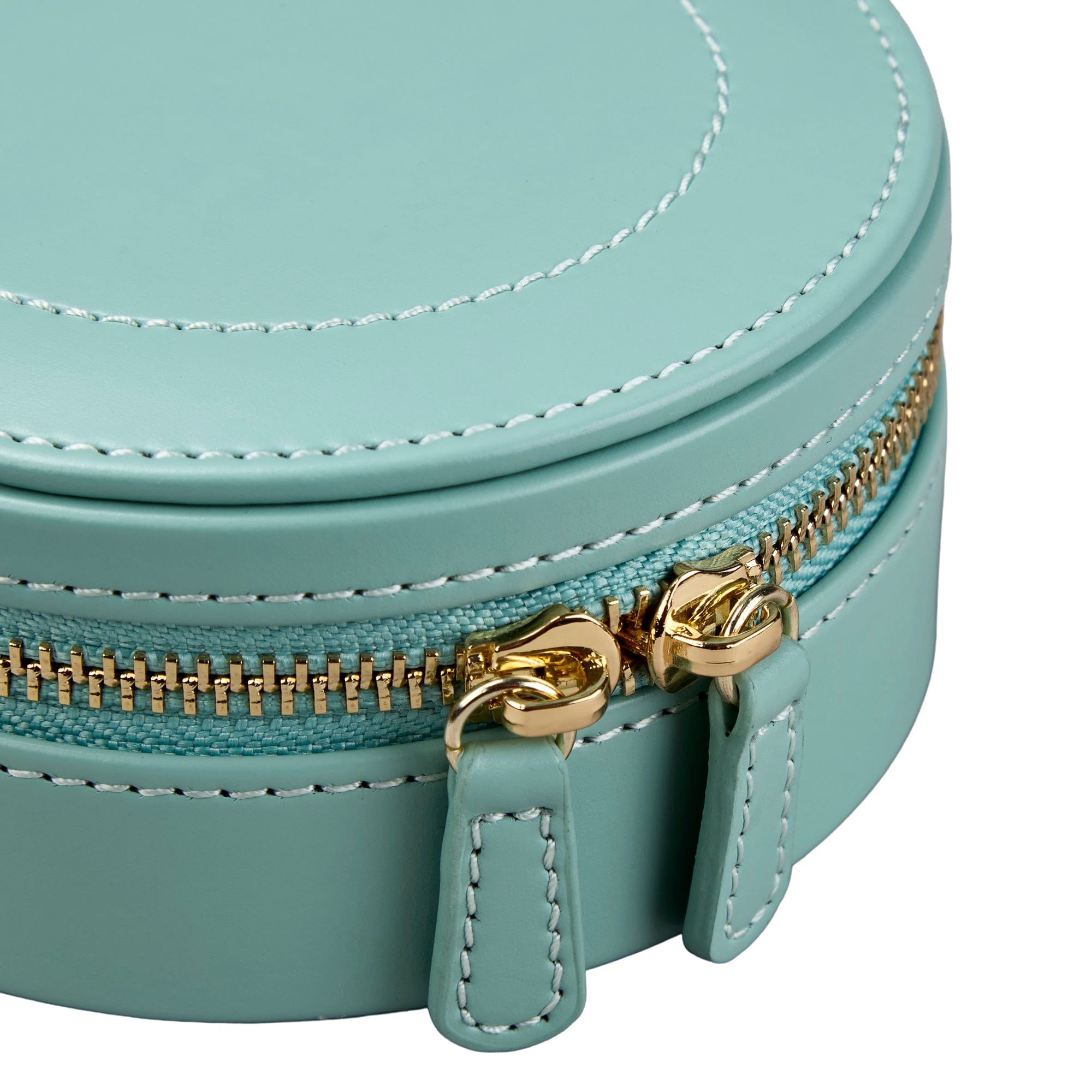 WOLF Sophia Jade Fruit Botanical Round Zip Jewellery Case