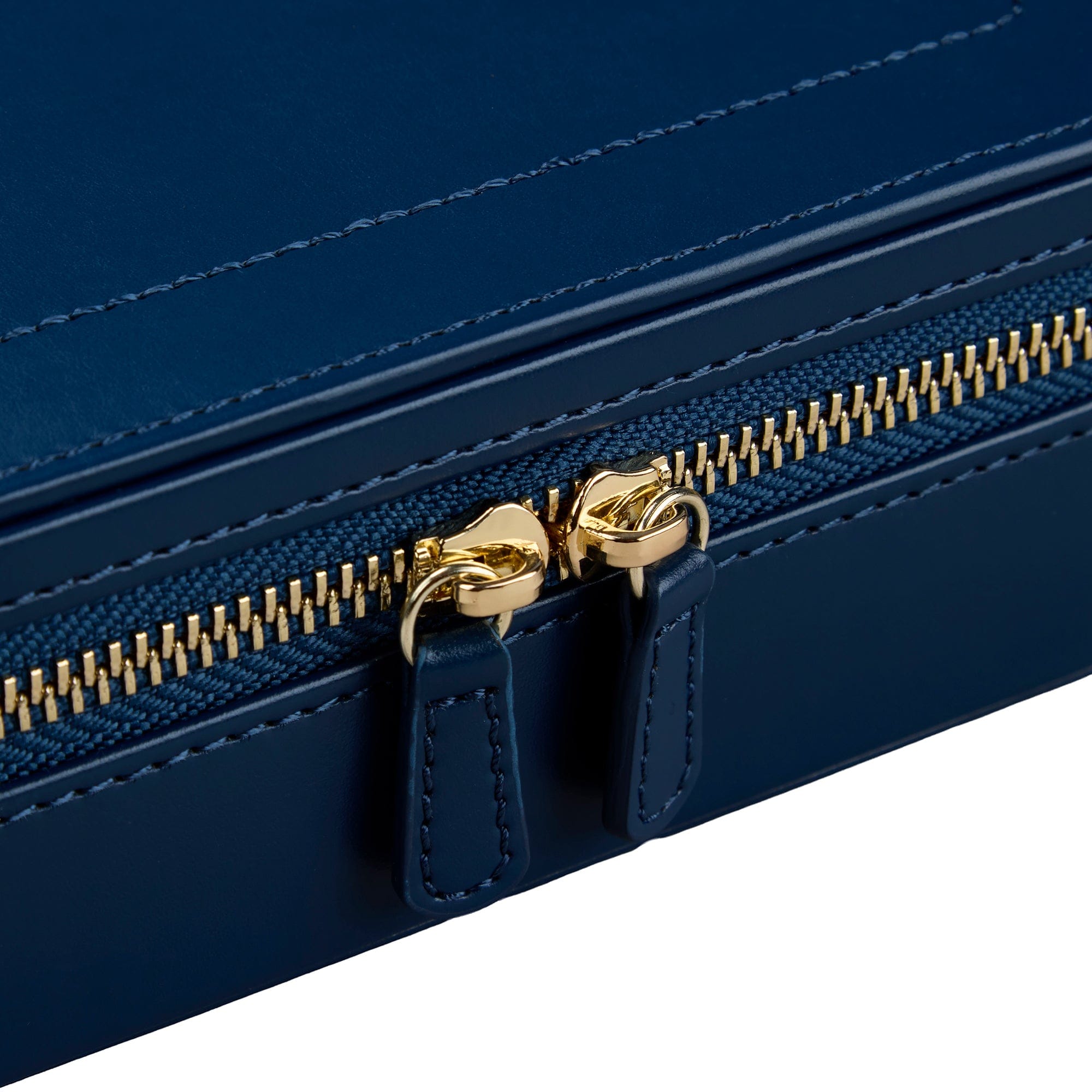 WOLF Sophia Indigo Fruit Botanical Travel Zip Jewellery Case