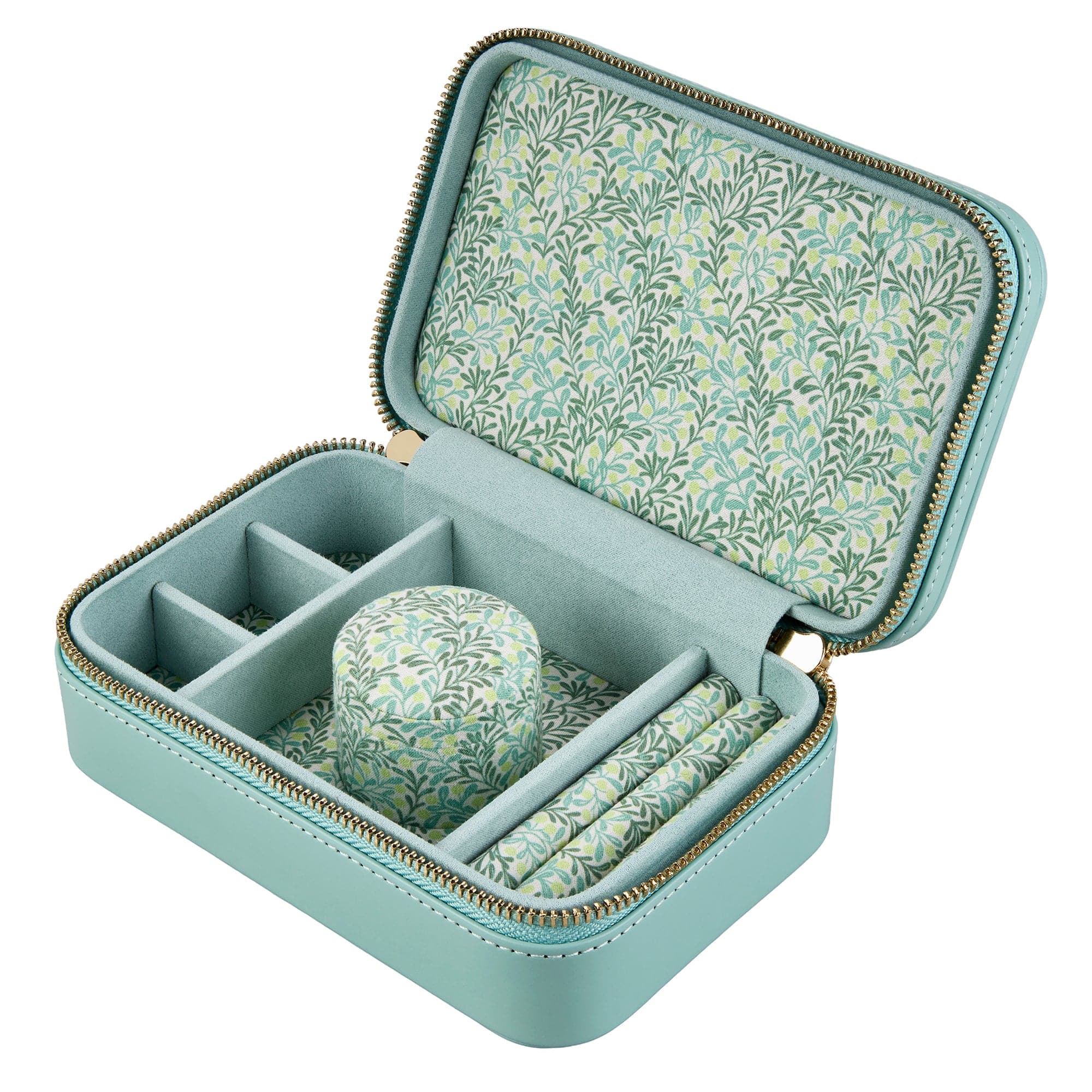 WOLF Sophia Jade Fruit Botanical Travel Zip Jewellery Case