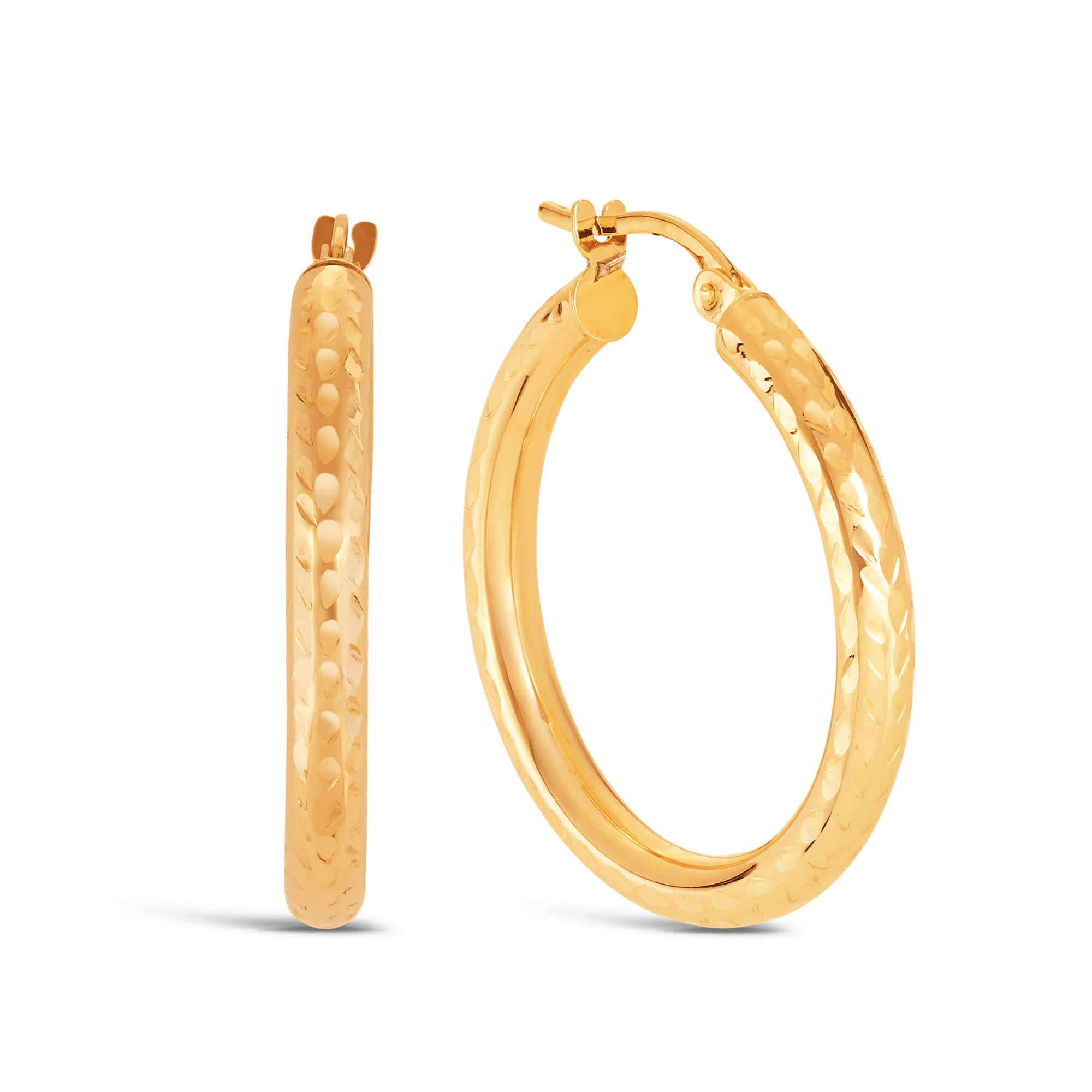 Hoop Earrings in 9ct Yellow Gold