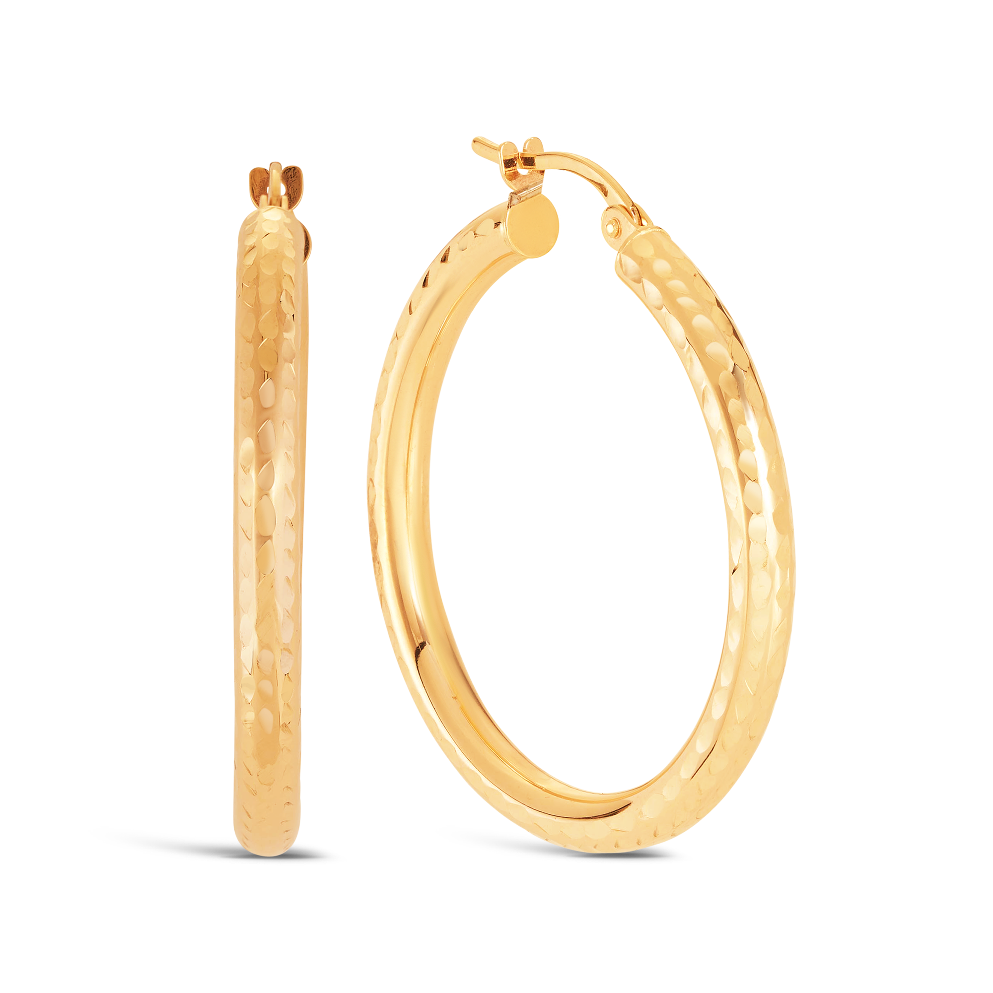 Hoop Earrings in 9ct Yellow Gold