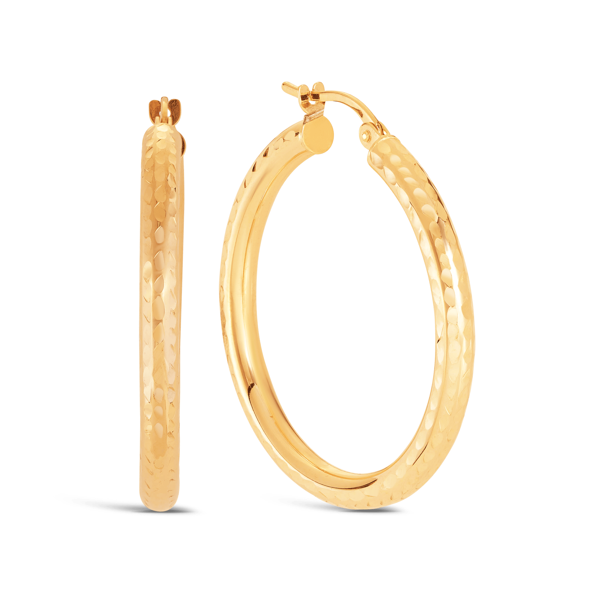 Hoop Earrings in 9ct Yellow Gold