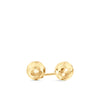 Diamond Cut Ball Studs in 9ct Yellow Gold