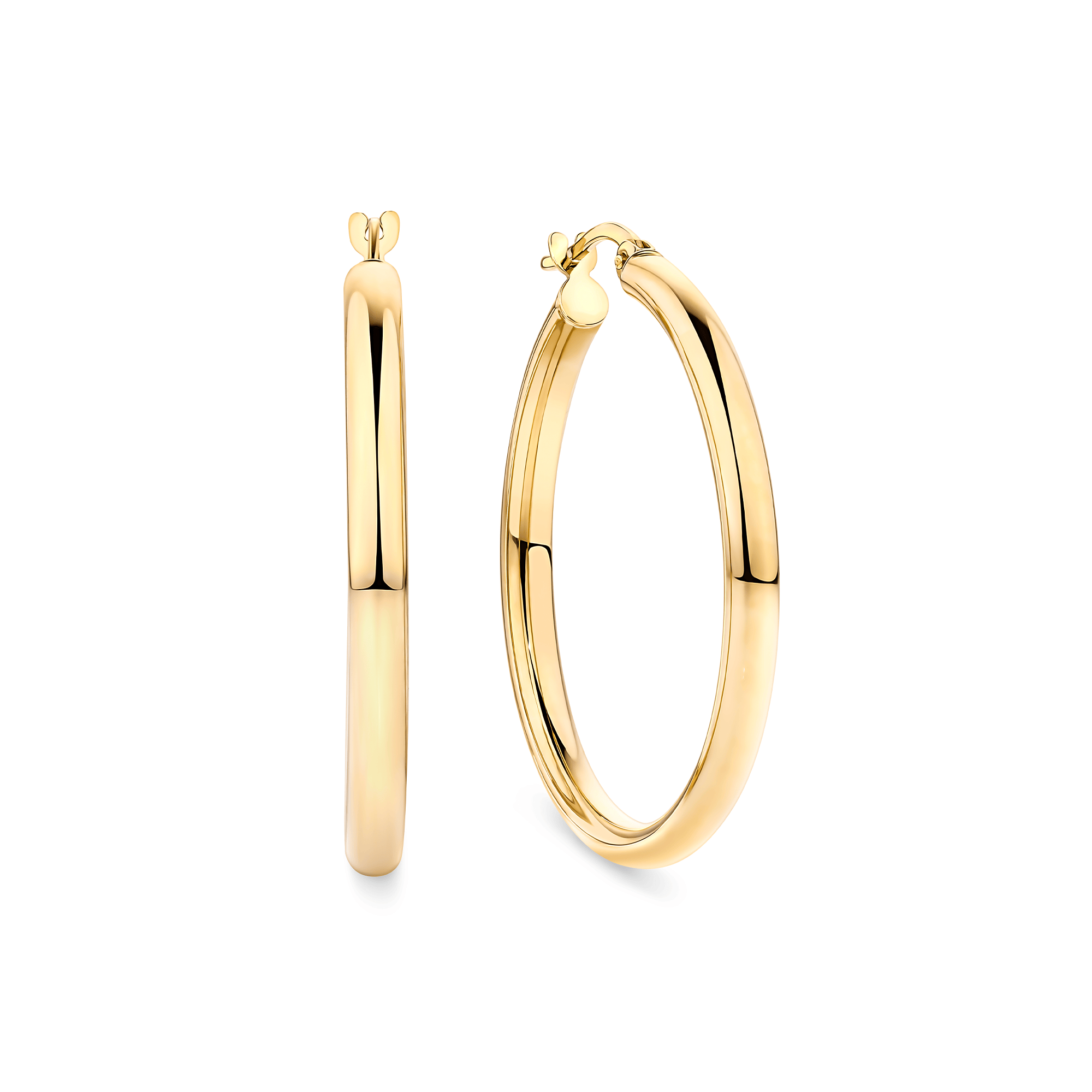 Hoop Earrings in 9ct Yellow Gold