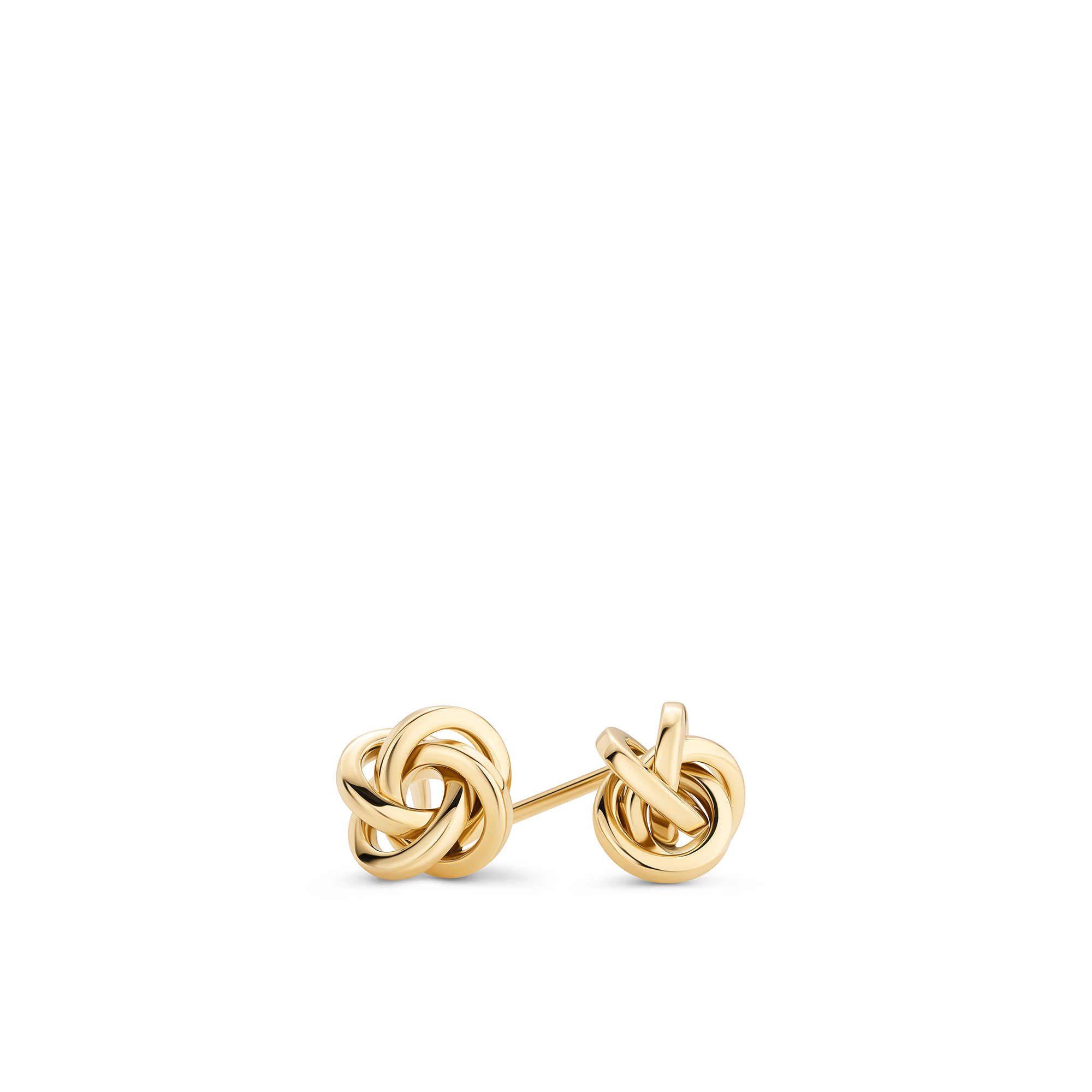 Knot Stud Earrings in 9ct Yellow Gold