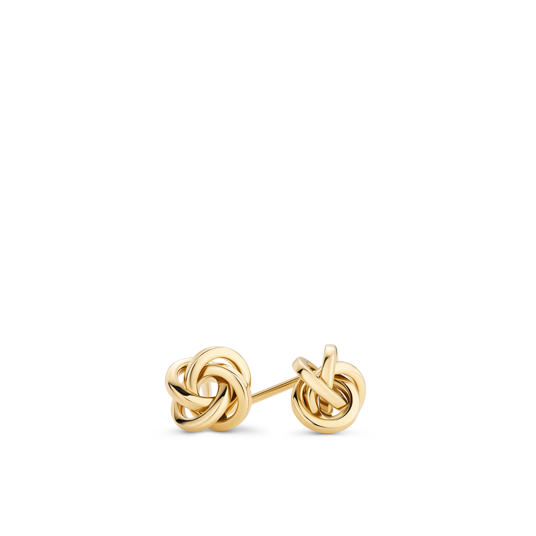 Knot Stud Earrings in 9ct Yellow Gold