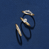 0.25ct TW Diamond Dress Wedding Ring 9ct Yellow Gold