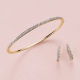 0.528ct TW Diamond Huggies in 9ct Yellow Gold