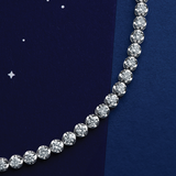 5.00ct TW Round Brilliant Cut Diamond Tennis Bracelet in 18ct White Gold