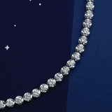 5.00ct TW Round Brilliant Cut Diamond Tennis Bracelet in 18ct White Gold