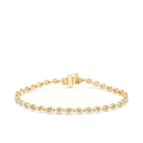 1.00ct TW Diamond Tennis Bracelet in 9ct Yellow Gold