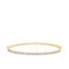 2.00ct TDW Diamond Oval Bangle in 9ct Yellow Gold