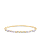 2.00ct TDW Diamond Oval Bangle in 9ct Yellow Gold