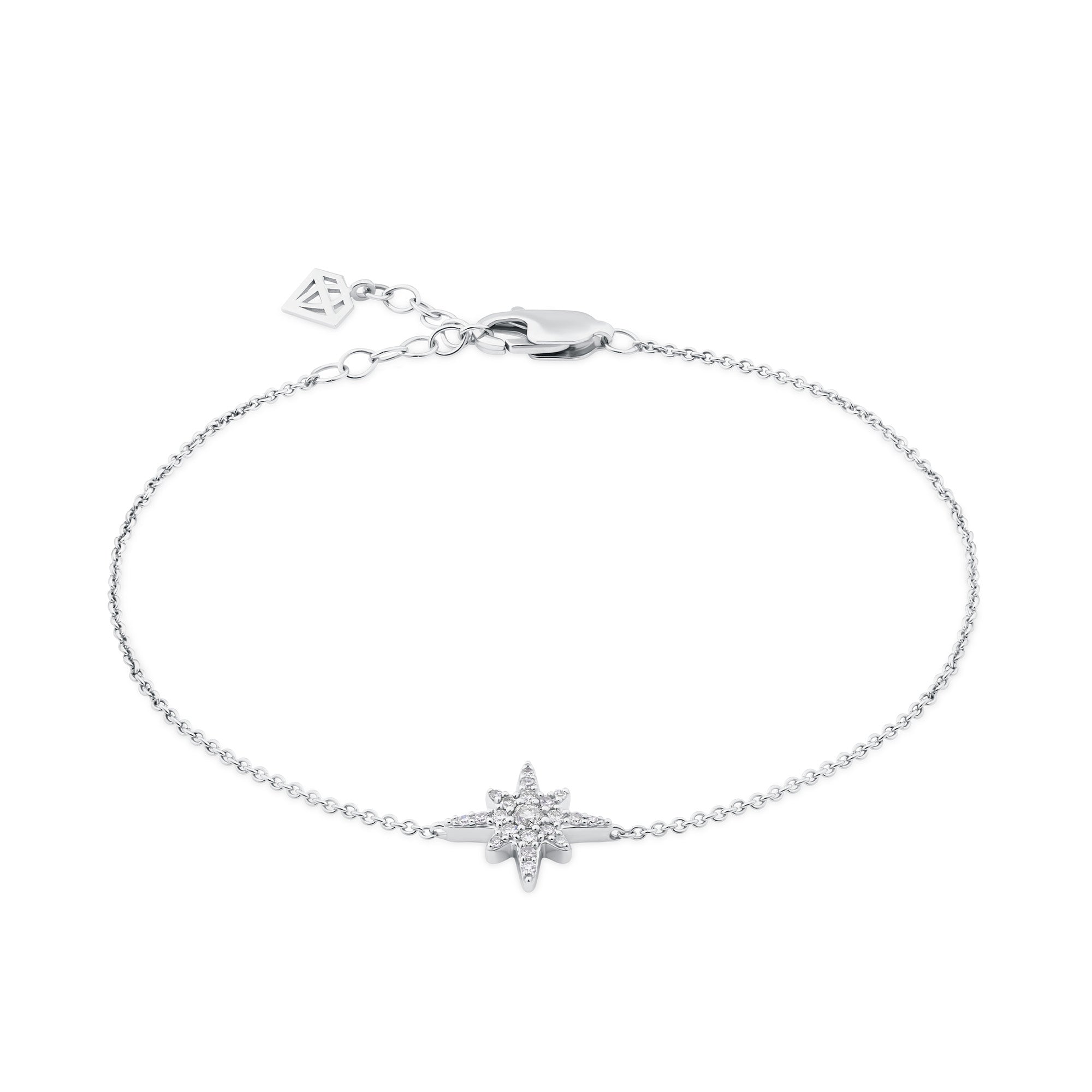 0.15ct TDW Round Diamond Bracelet in Sterling Silver