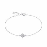 0.15ct TDW Round Diamond Bracelet in Sterling Silver