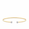 0.15ct TW Diamond Pave Flexi Bangle in 9ct Yellow Gold