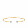 0.15ct TDW Diamond Pave Flexi Bangle in 9ct Yellow Gold