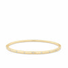 0.15ct TDW Hammerset Diamond Bangle in 9ct Yellow Gold
