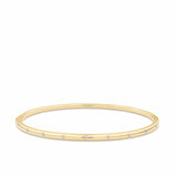0.15ct TDW Hammerset Diamond Bangle in 9ct Yellow Gold