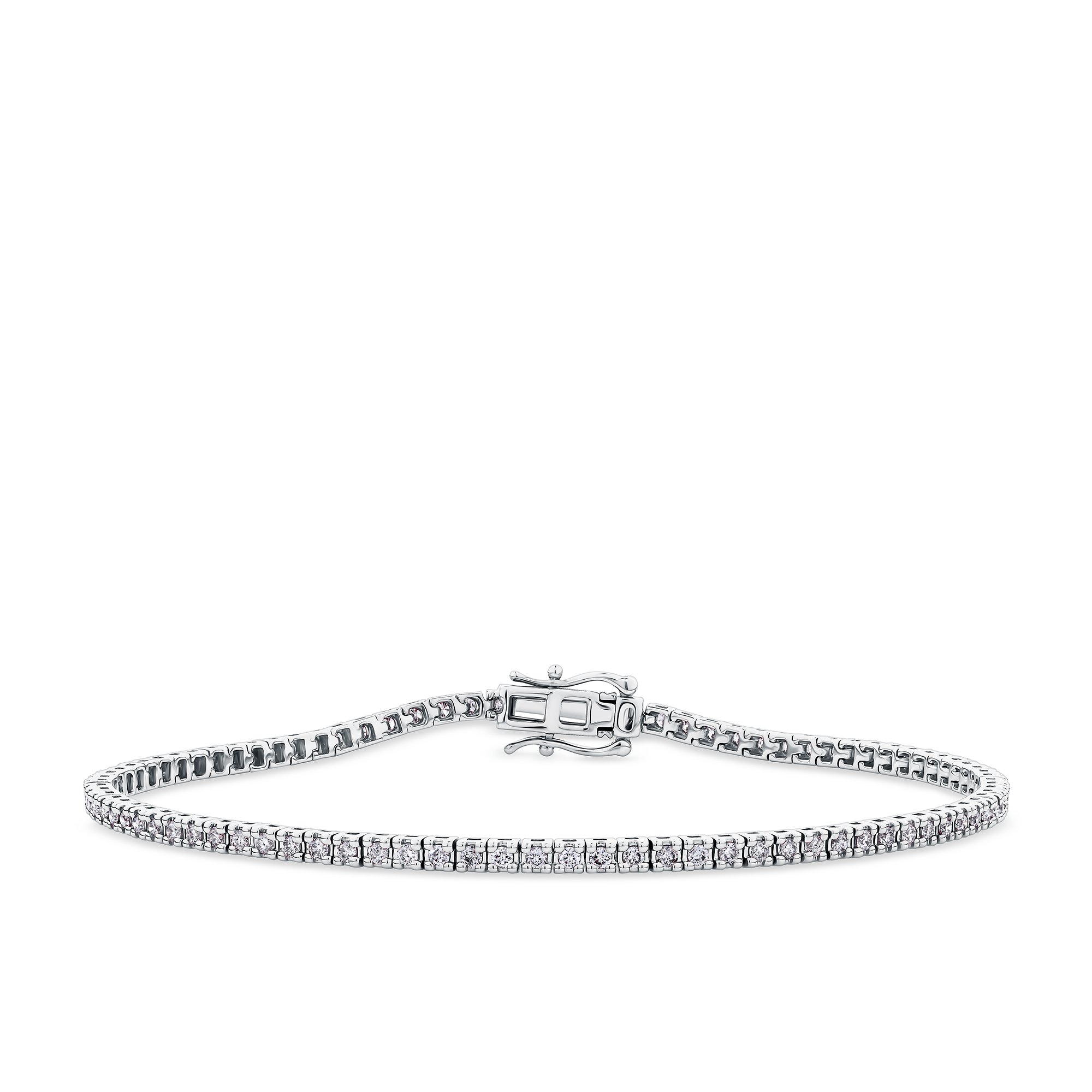 1.00ct TW Diamond Tennis Bracelet in 9ct White Gold