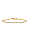 1.00ct TW Diamond Tennis Bracelet in 9ct Yellow Gold