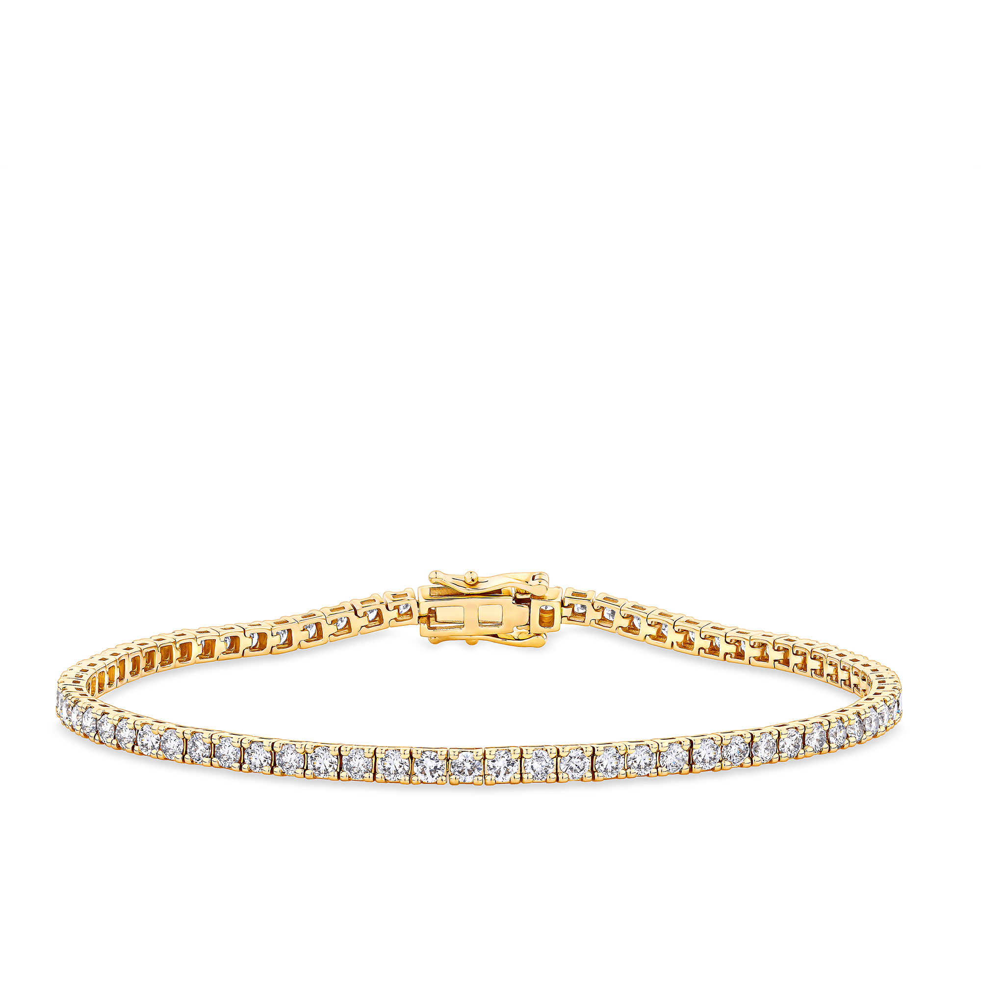 3.00ct TW Diamond Tennis Bracelet in 9ct Yellow Gold
