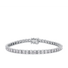 8.00ct TW Diamond Tennis Bracelet in 9ct White Gold