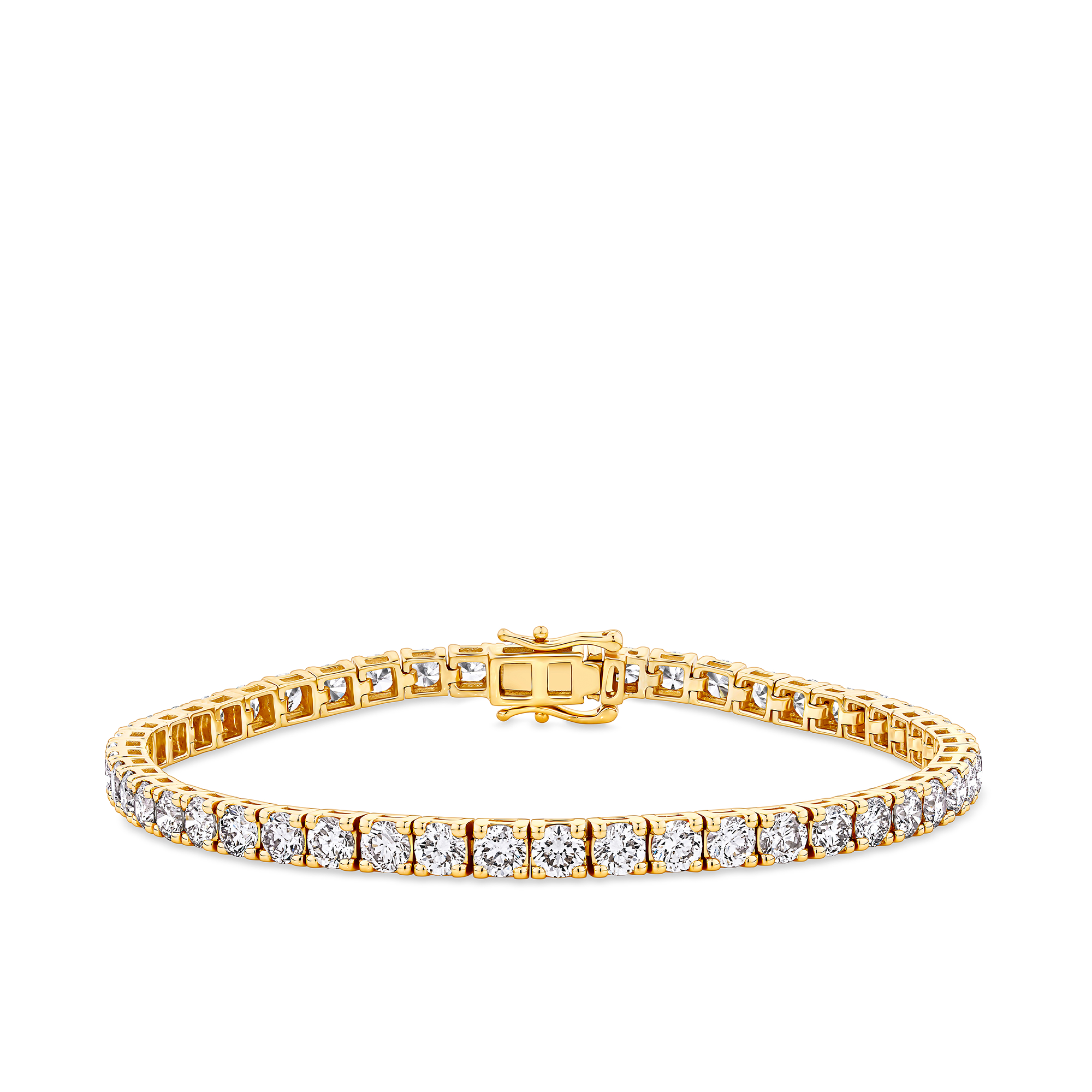 8.00ct TW Diamond Tennis Bracelet in 9ct Yellow Gold