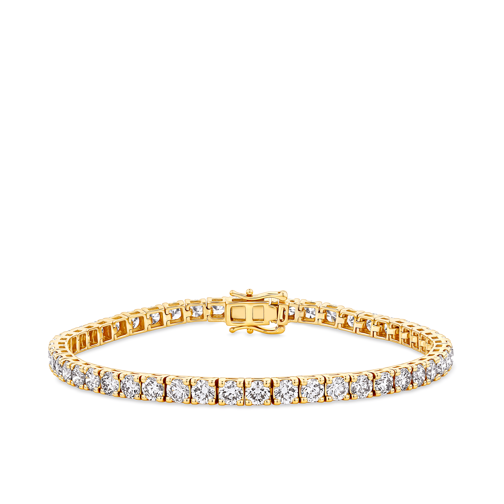8.00ct TW Diamond Tennis Bracelet in 9ct Yellow Gold