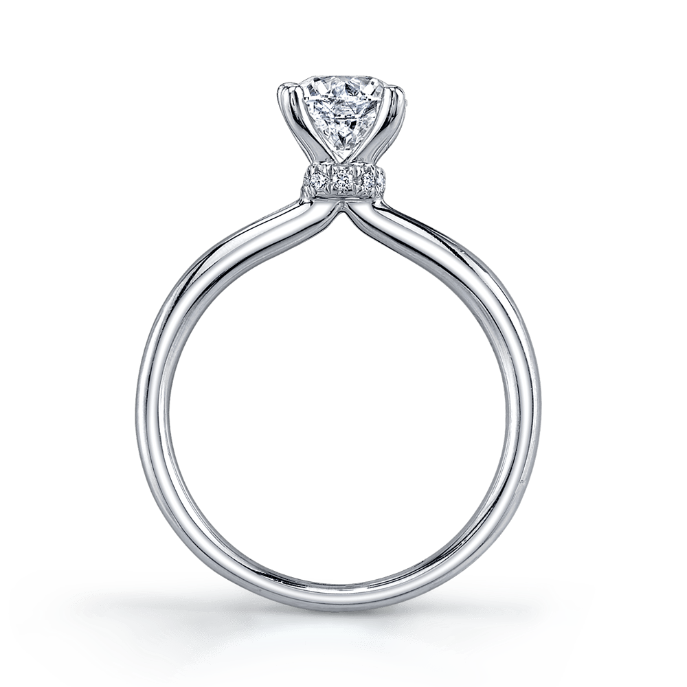 0.55ct TW Maple Leaf Diamonds™ Round Solitaire Engagement Ring in 18ct White Gold